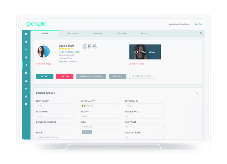 people candidate profile details people candidate profile details