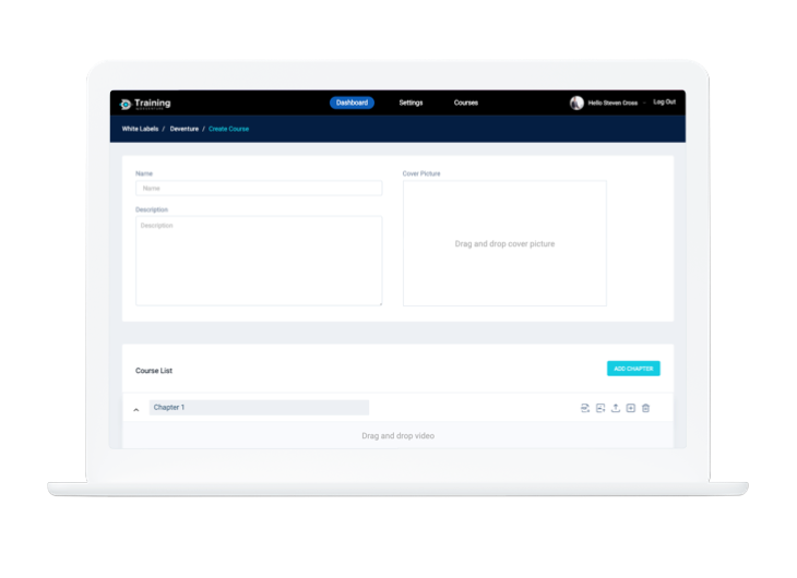 Course and quizz builder deventure training course and quiz builder