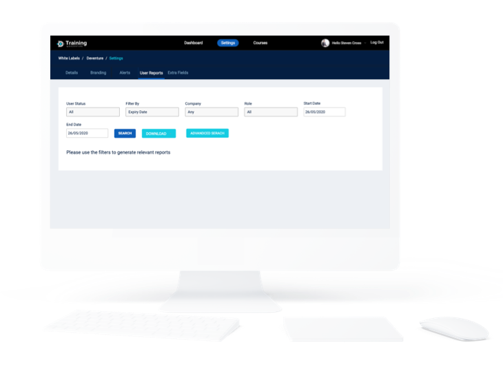 Real time reports & insights deventure training reports & insights on trainees progress